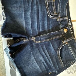 American Eagle Outfitters Dark Blue Jean Shorts